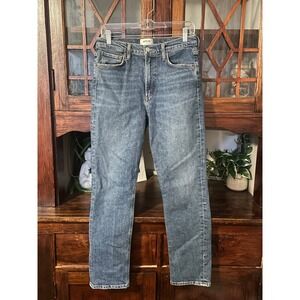 AGOLDE Merrel Jeans Women Size 28 High Rise Straight Leg Organic Cotton